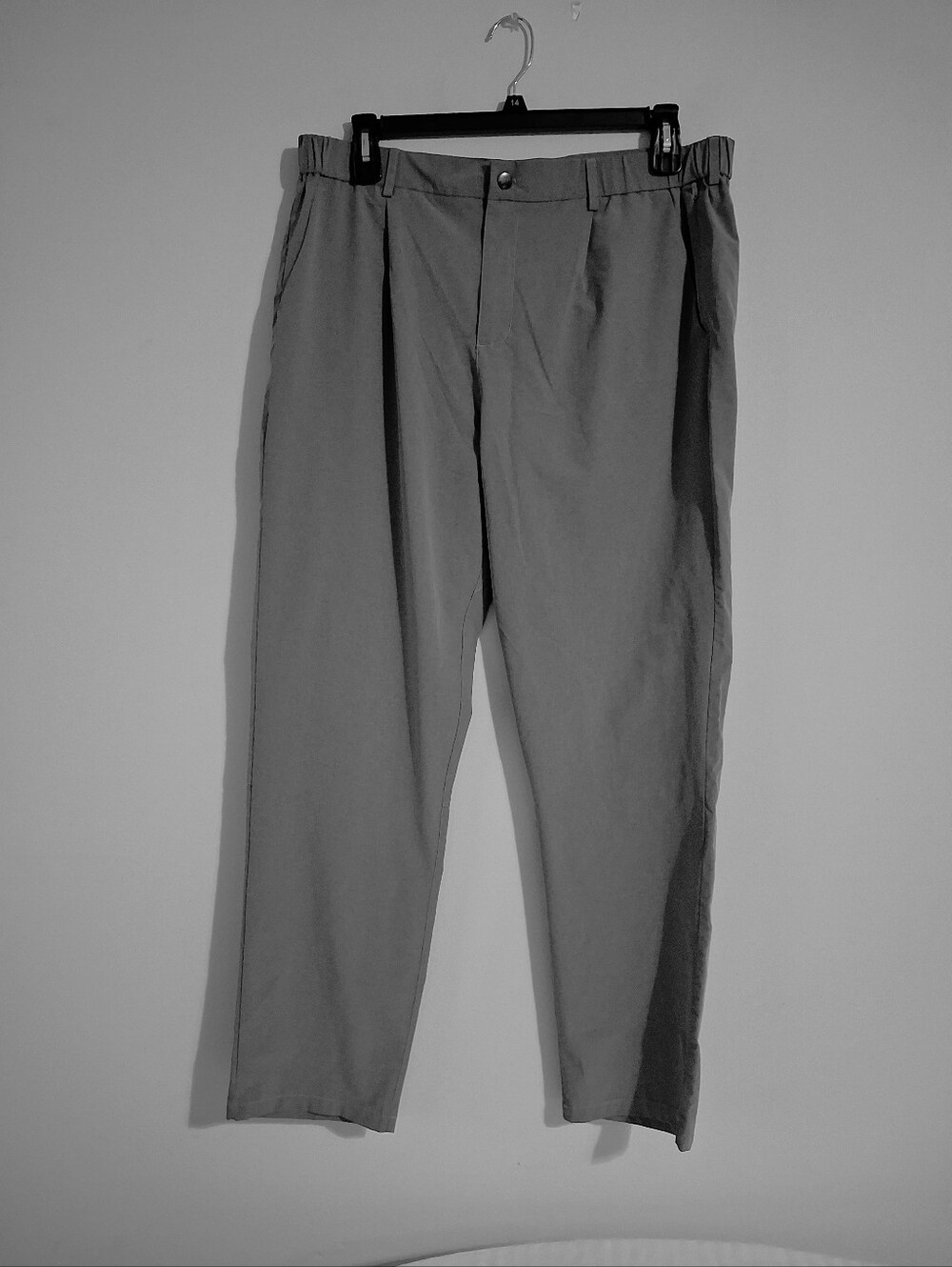 Men's Gray Gold Pants With Size 38